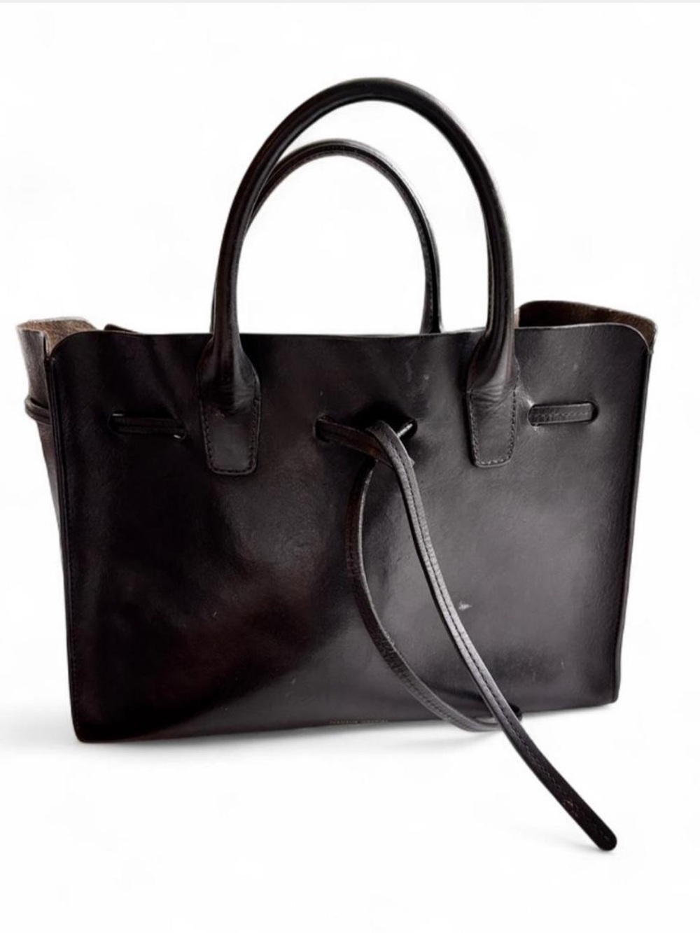 Mansur Gavriel Black Leather Purse